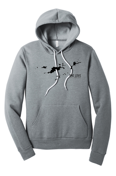 British Virgin Islands Sponge Fleece Hoodie Bella Canvas