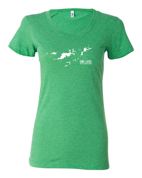 Women's British Virgin Islands Triblend Tee